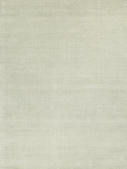 Beige linen-textured rug with subtle horizontal lines; warm neutral tone; indoor hand-tufted.