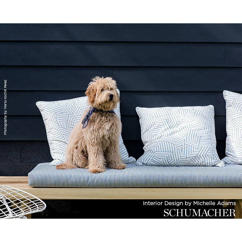 SCHUMACHER  INDOOR/OUTDOOR STRIPES STITCHED STRIPE INDOOR/OUTDOOR   Taupe   - 71741