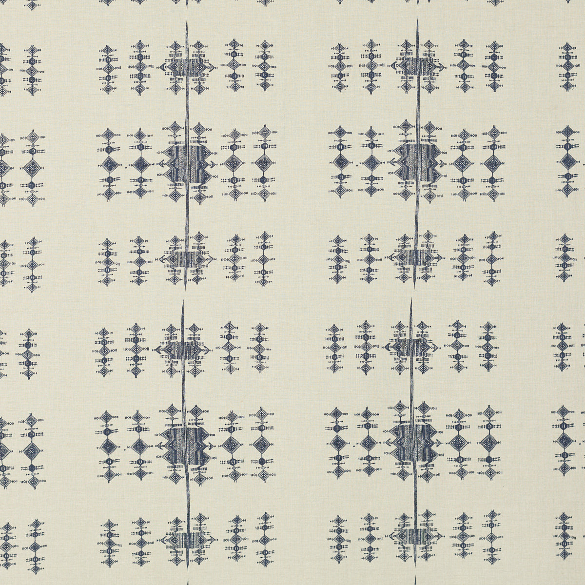 SCHUMACHER  RAOUL TEXTILES FULANI PRINTS PRINTS INDIGO   - 717N59