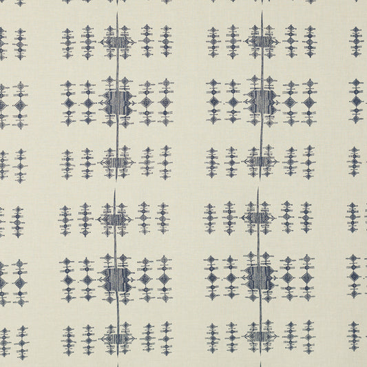 SCHUMACHER  RAOUL TEXTILES FULANI PRINTS PRINTS INDIGO   - 717N59