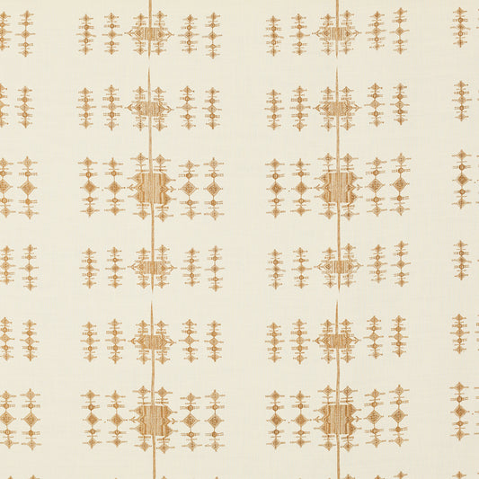 SCHUMACHER  RAOUL TEXTILES FULANI PRINTS PRINTS TOBACCO   - 717V62