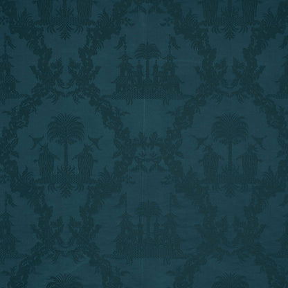 SCHUMACHER  SCHUMACHER CLASSICS CHINOISERIE ROYALE PATTERN WOVENS,SILKS & SATIN PATTERN WOVENS,SILKS & SATIN PEACOCK   - 71830