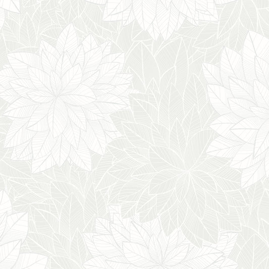 SCHUMACHER  Borastapeter FOLIAGE   WHITE   - 7186