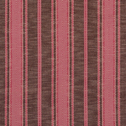 SCHUMACHER  CARAVANNE ZINA STRIPE PATTERN WOVENS PATTERN WOVENS BERRY   - 71910