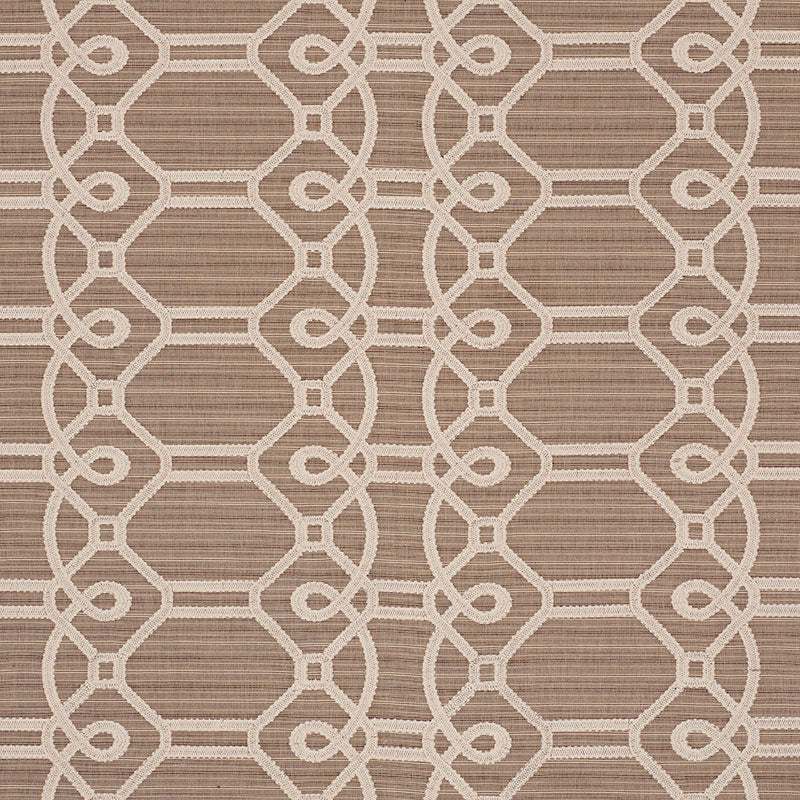 SCHUMACHER  CARAVANNE ZIZ EMBROIDERY EMBROIDERIES EMBROIDERIES MOCHA   - 71932