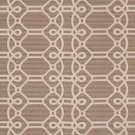 SCHUMACHER  CARAVANNE ZIZ EMBROIDERY EMBROIDERIES EMBROIDERIES MOCHA   - 71932