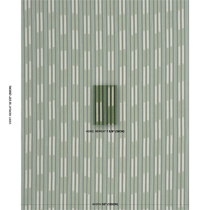 SCHUMACHER  TRUE STRIPES CUSCO IKAT   Green   - 71973