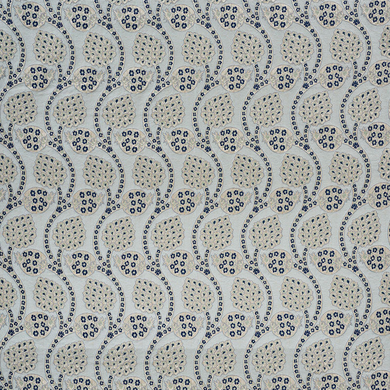 SCHUMACHER  OTTOMAN CHIC PERSEPHONE PATTERN WOVENS PATTERN WOVENS CELESTIAL   - 72002