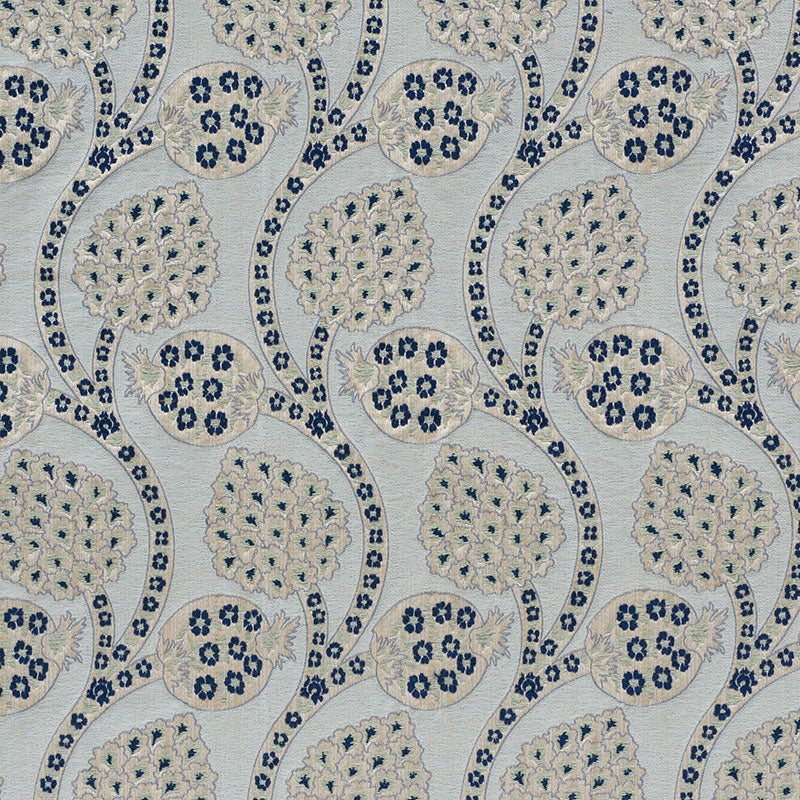 SCHUMACHER  OTTOMAN CHIC PERSEPHONE PATTERN WOVENS PATTERN WOVENS CELESTIAL   - 72002