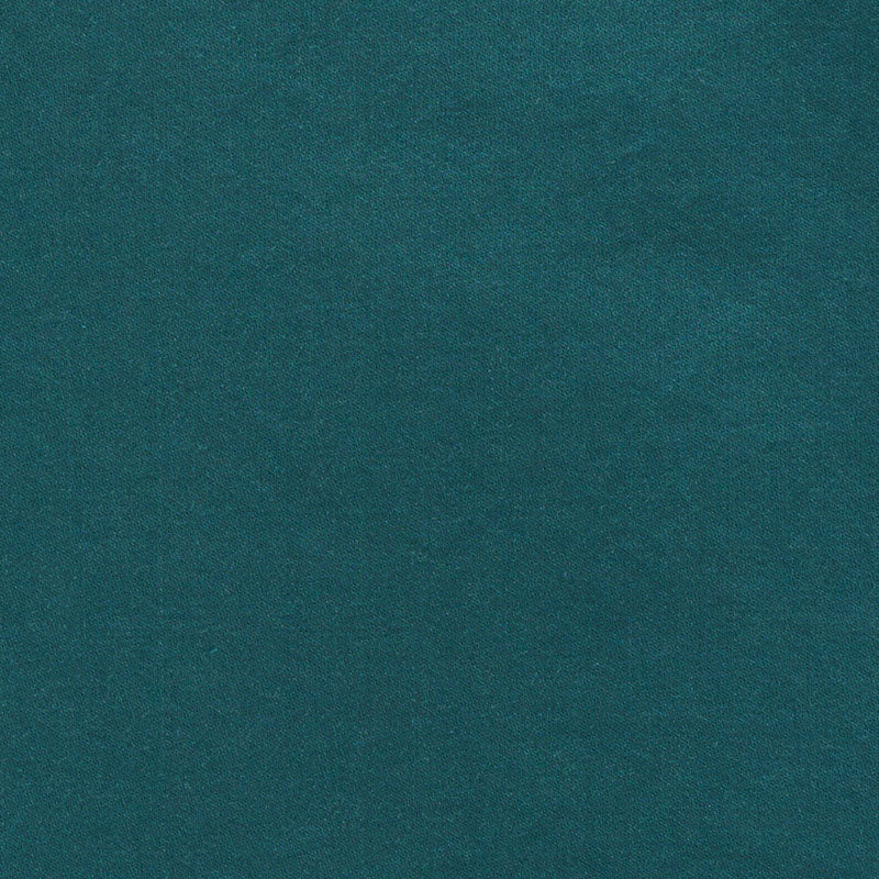 Teal textured fabric swatch with subtle weave, dark turquoise color for clothing or upholstery.