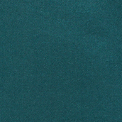 Teal textured fabric swatch with subtle weave, dark turquoise color for clothing or upholstery.