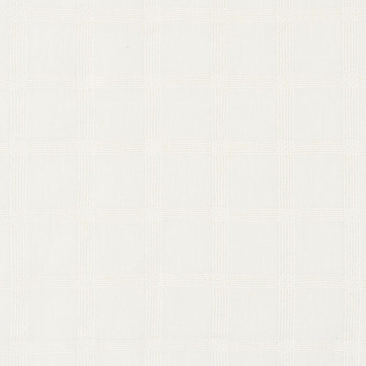 SCHUMACHER  COUNTRY CHIC PAULINE CHECK CASEMENT SHEERS & CASEMENTS SHEERS & CASEMENTS WHITEWORK   - 72073