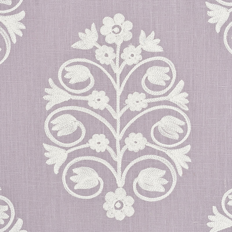 SCHUMACHER  UNCOMMON THREADS TALITHA EMBROIDERY EMBROIDERIES,SHEERS & CASEMENTS EMBROIDERIES,SHEERS & CASEMENTS WISTERIA   - 72091
