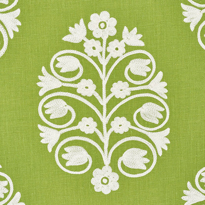 SCHUMACHER  UNCOMMON THREADS TALITHA EMBROIDERY EMBROIDERIES,SHEERS & CASEMENTS EMBROIDERIES,SHEERS & CASEMENTS LEAF   - 72092