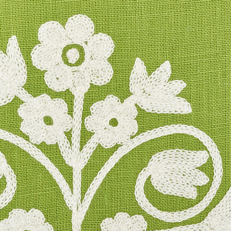 SCHUMACHER  UNCOMMON THREADS TALITHA EMBROIDERY EMBROIDERIES,SHEERS & CASEMENTS EMBROIDERIES,SHEERS & CASEMENTS LEAF   - 72092