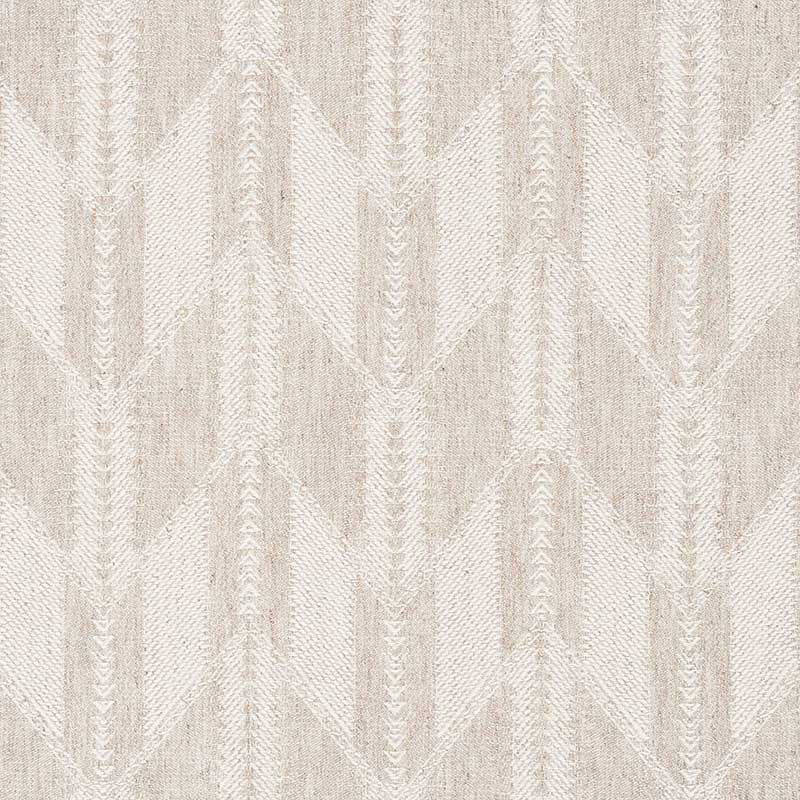 SCHUMACHER  ESSENTIALS: MID-SCALE UPHOLSTERY FABRICS FITZGERALD PATTERN WOVENS PATTERN WOVENS NATURAL   - 72131