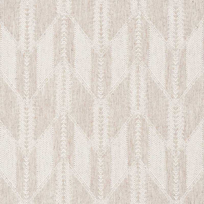 SCHUMACHER  ESSENTIALS: MID-SCALE UPHOLSTERY FABRICS FITZGERALD PATTERN WOVENS PATTERN WOVENS NATURAL   - 72131