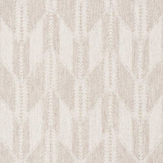 SCHUMACHER  ESSENTIALS: MID-SCALE UPHOLSTERY FABRICS FITZGERALD PATTERN WOVENS PATTERN WOVENS NATURAL   - 72131