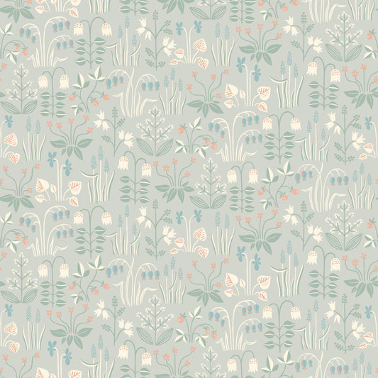 SCHUMACHER  Borastapeter STRAWBERRY FIELD   DOVE   - 7216