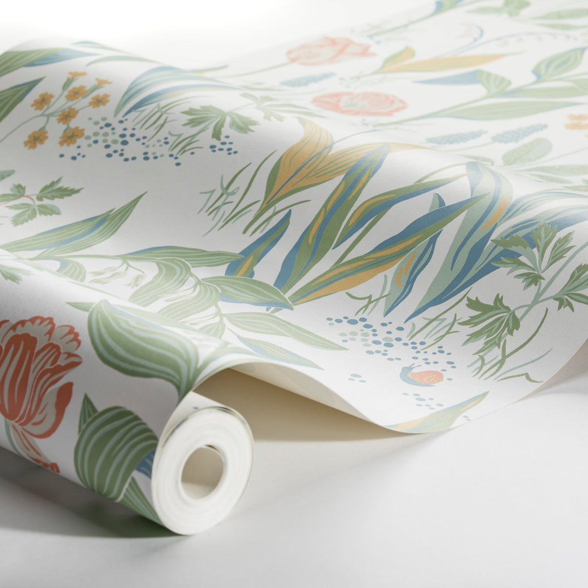 SCHUMACHER  Borastapeter SPRING GARDEN   IVORY MULTI   - 7218