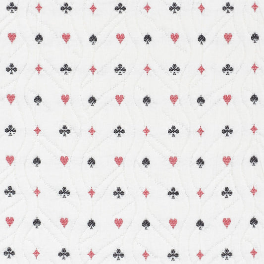 SCHUMACHER  FRENCH REVOLUTION LE JOUEUR MATELASSE WOVENS MATELASSEUGE ET NOIR   - 72270