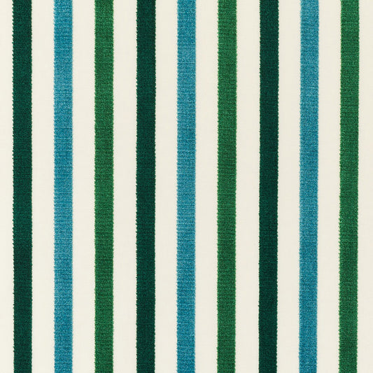 SCHUMACHER  FRENCH REVOLUTION LE MATELOT CUT VELVET CUT VELVET PEACOCK   - 72291