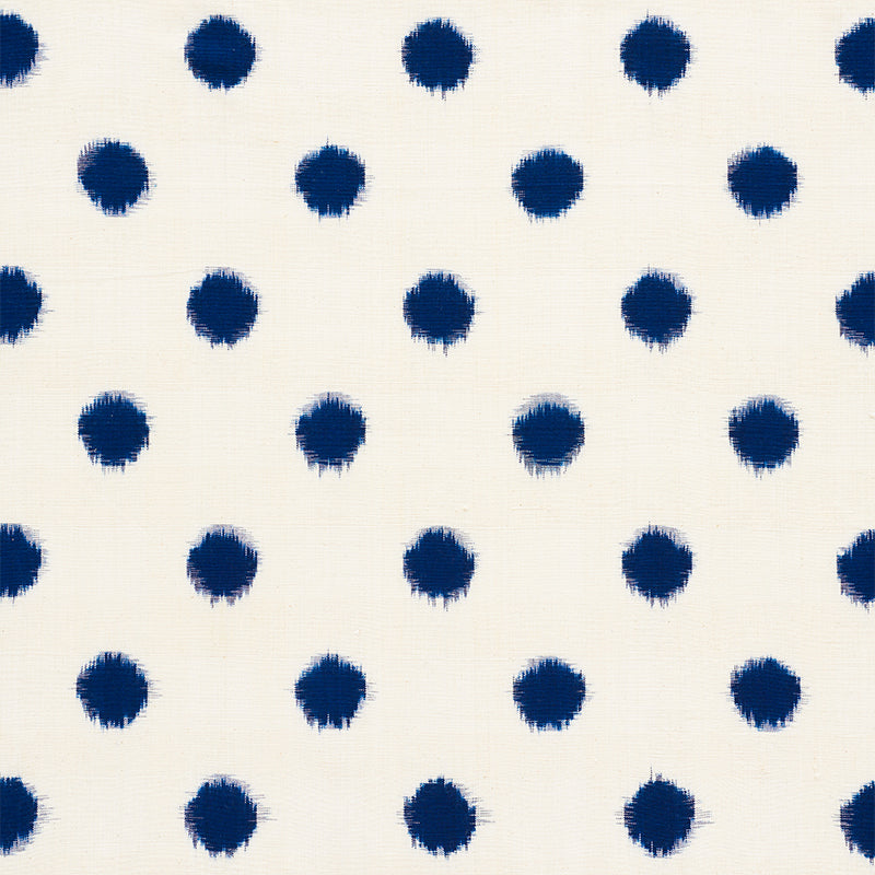 SCHUMACHER  MINGEI SAKURU IKAT PATTERN WOVENS PATTERN WOVENS INDIGO   - 72340