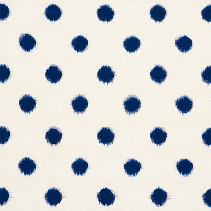 SCHUMACHER  MINGEI SAKURU IKAT PATTERN WOVENS PATTERN WOVENS INDIGO   - 72340