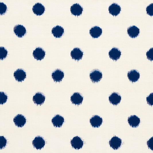 SCHUMACHER  MINGEI SAKURU IKAT PATTERN WOVENS PATTERN WOVENS INDIGO   - 72340