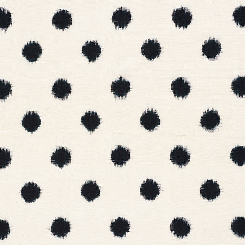 SCHUMACHER  MINGEI SAKURU IKAT PATTERN WOVENS PATTERN WOVENS BLACK   - 72342