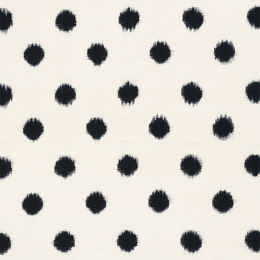 SCHUMACHER  MINGEI SAKURU IKAT PATTERN WOVENS PATTERN WOVENS BLACK   - 72342