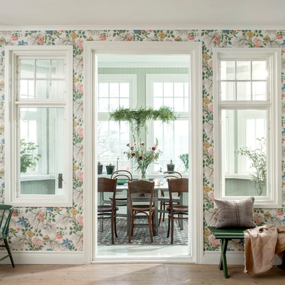 SCHUMACHER  Borastapeter CARNATION GARDEN MURAL   MULTI   - 7236