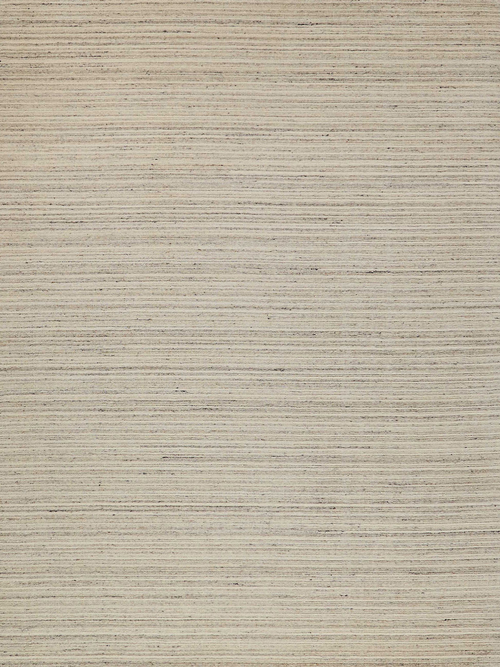 Beige hand-loomed indoor rug with subtle woven texture, 8' x 10'.