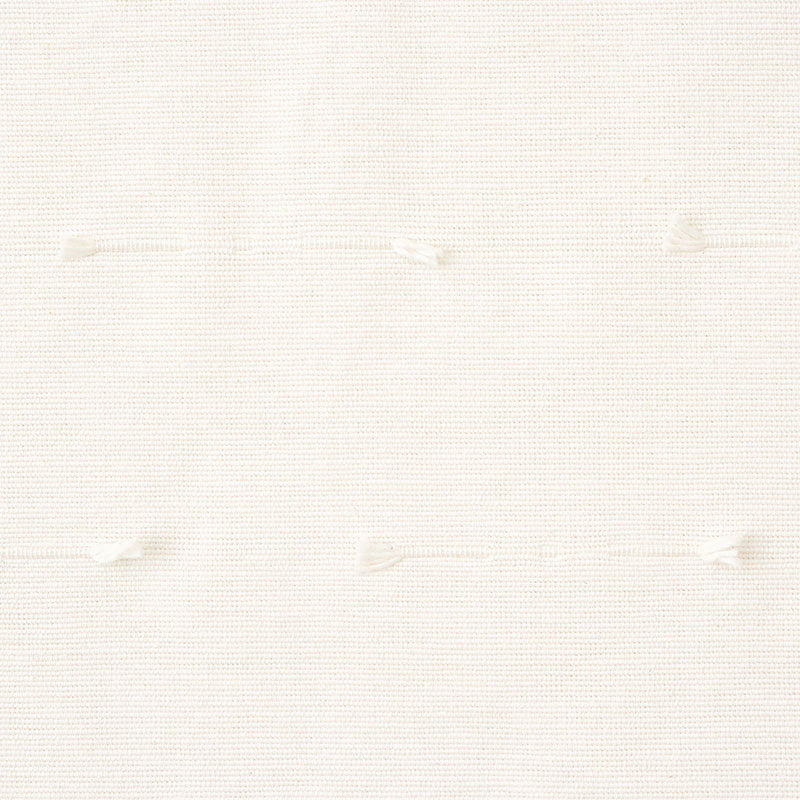 Cream ivory woven fabric with subtle horizontal knotted loops across its surface.