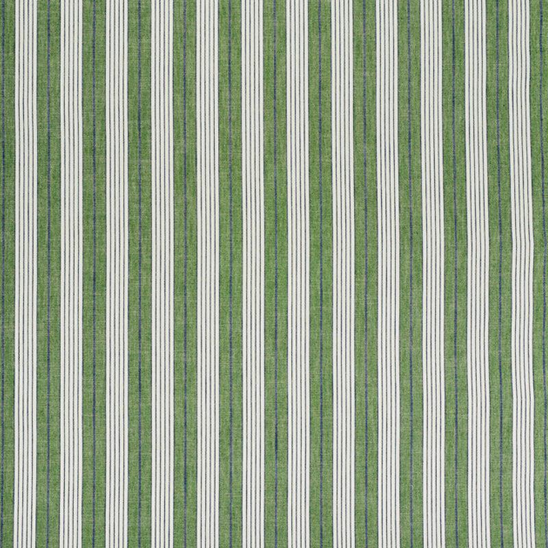 SCHUMACHER  NEW TRADITIONAL HORST STRIPE HIGH PERFORMANCE,PATTERN WOVENS HIGH PERFORMANCE,PATTERN WOVENS GREEN   - 72605