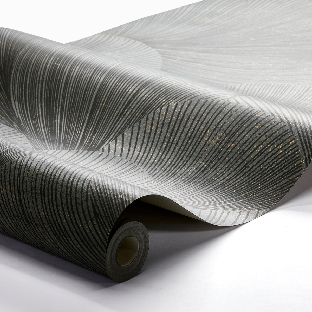 SCHUMACHER WALLCOVERING  BORASTAPETER MIRAGE   CHARCOAL   - 7262