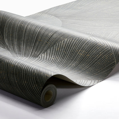 SCHUMACHER WALLCOVERING  BORASTAPETER MIRAGE   CHARCOAL   - 7262