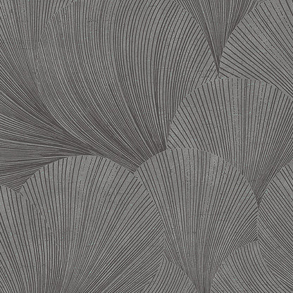 SCHUMACHER WALLCOVERING  BORASTAPETER MIRAGE   CHARCOAL   - 7262