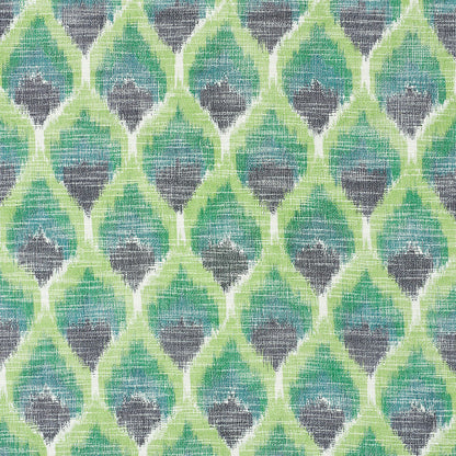 SCHUMACHER  IKAT COLLECTION ODISHA IKAT PATTERN WOVENS PATTERN WOVENS GREENS   - 72640