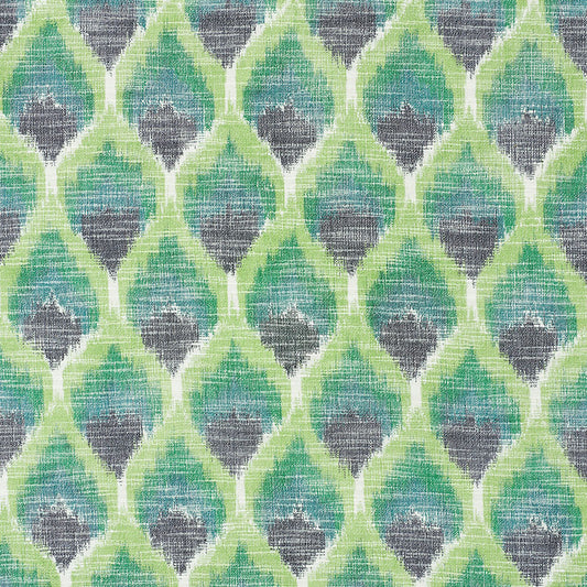 SCHUMACHER  IKAT COLLECTION ODISHA IKAT PATTERN WOVENS PATTERN WOVENS GREENS   - 72640