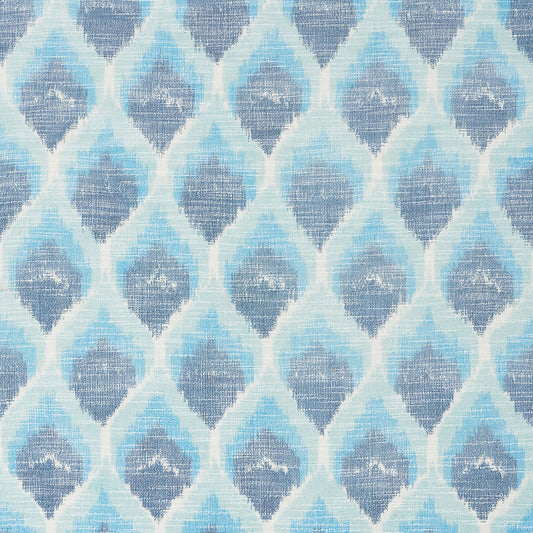SCHUMACHER  IKAT COLLECTION ODISHA IKAT PATTERN WOVENS PATTERN WOVENS BLUES   - 72641