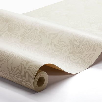 SCHUMACHER  Borastapeter GINKGO   STONE   - 7267