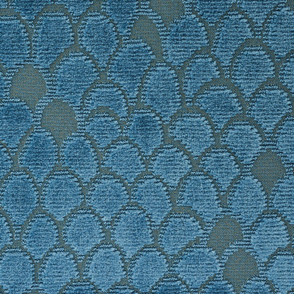 SCHUMACHER  CUT & PATTERNED VELVETS ESTHER VELVET TEXTURES TEXTURES PEACOCK   - 72772