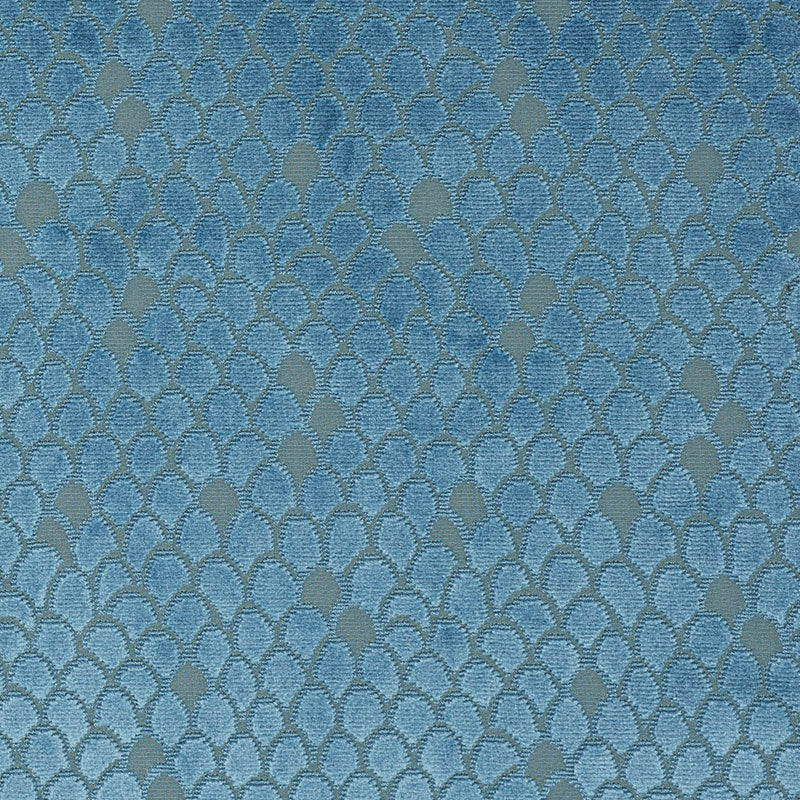 SCHUMACHER  CUT & PATTERNED VELVETS ESTHER VELVET TEXTURES TEXTURES PEACOCK   - 72772