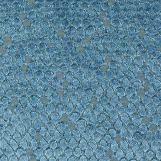 SCHUMACHER  CUT & PATTERNED VELVETS ESTHER VELVET TEXTURES TEXTURES PEACOCK   - 72772