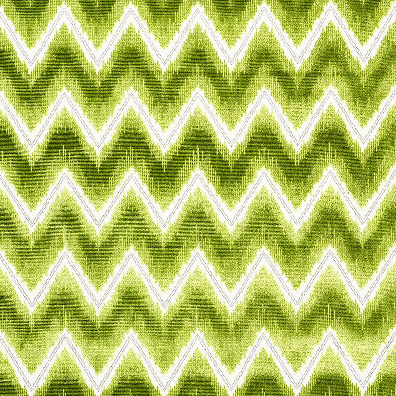 SCHUMACHER  CUT & PATTERNED VELVETS CHEVRON VELVET CUT VELVET CUT VELVET LEAF   - 72843