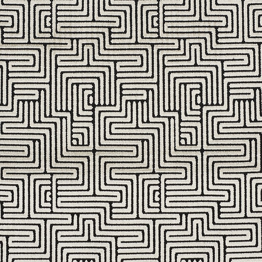 SCHUMACHER  CUT & PATTERNED VELVETS LISBOA VELVET CUT VELVET,HIGH PERFORMANCE CUT VELVET,HIGH PERFORMANCE OBSIDIAN   - 72952