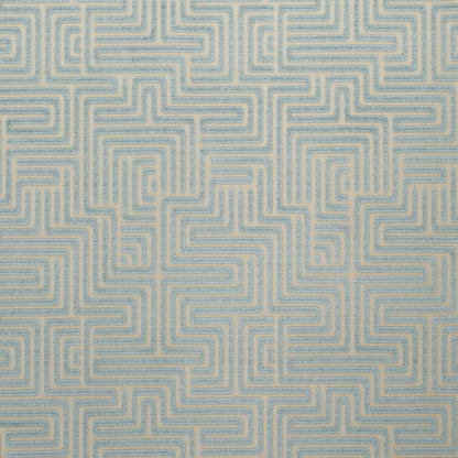 SCHUMACHER  CUT & PATTERNED VELVETS LISBOA VELVET CUT VELVET,HIGH PERFORMANCE CUT VELVET,HIGH PERFORMANCE SKY   - 72954