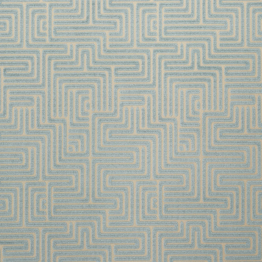 SCHUMACHER  CUT & PATTERNED VELVETS LISBOA VELVET CUT VELVET,HIGH PERFORMANCE CUT VELVET,HIGH PERFORMANCE SKY   - 72954