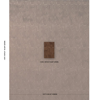 SCHUMACHER  CUT & PATTERNED VELVETS LISBOA VELVET VELVETS,CUT VELVET VELVETS,CUT VELVET BRONZE   - 72957